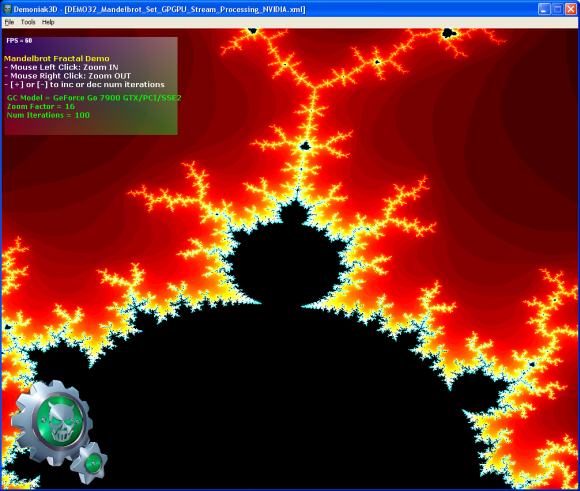 OpenGL 1.5 Demo - Mandelbrot Set - GPGPU