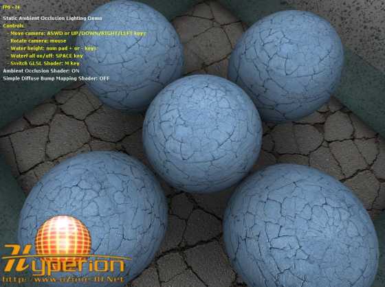 OpenGL 1.5 Demo - Ambient Occlusion Lighting OpenGL 1.5 Demo - Ambient Occlusion Lighting