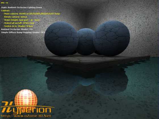 OpenGL 1.5 Demo - Ambient Occlusion Lighting OpenGL 1.5 Demo - Ambient Occlusion Lighting