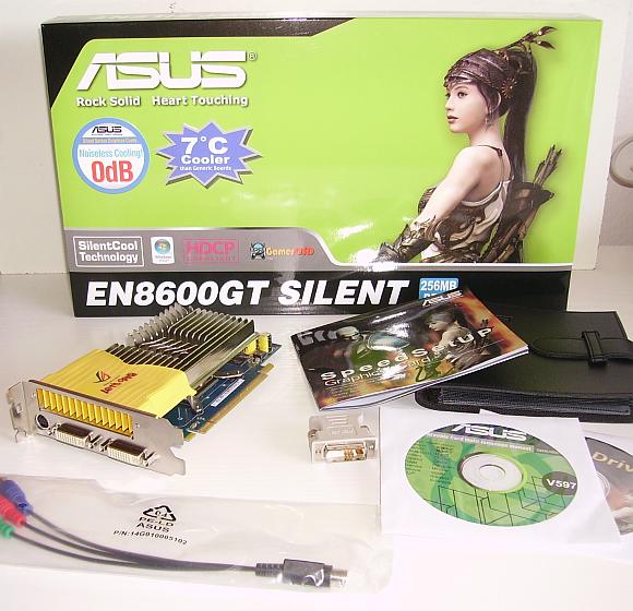 ASUS NVIDIA GeForce 8600 GT Silent