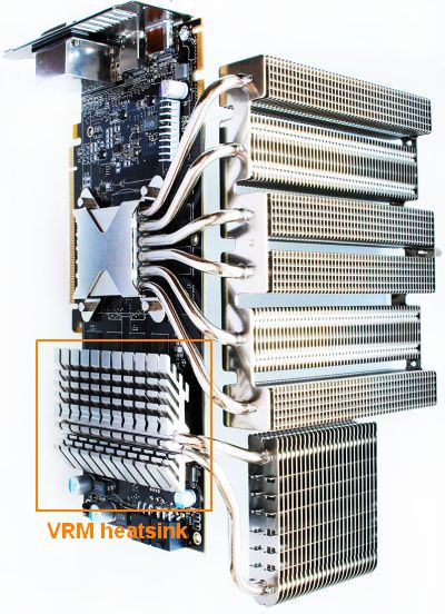 Radeon HD 5850 - VRM heatsink