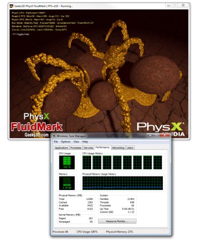 Multi-core CPU PhysX