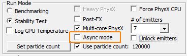 FluidMark - GPU PhysX