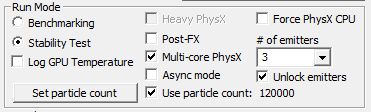 FluidMark - GPU PhysX
