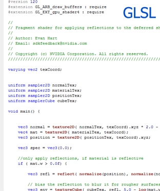 NShader: Visual Studio Syntax Highlighter for GLSL, HLSL and Cg Languages