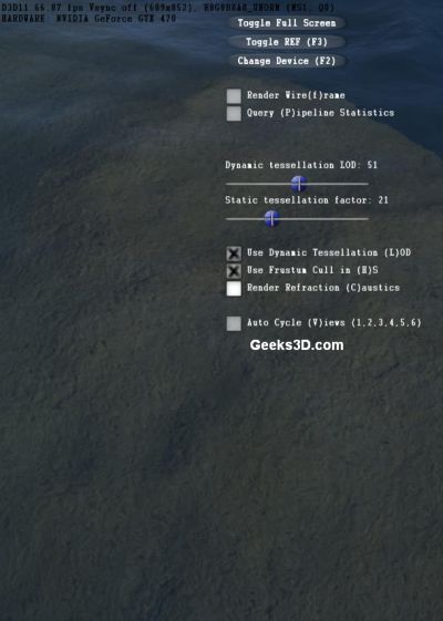 NVIDIA GeForce GTX 400 Island demo