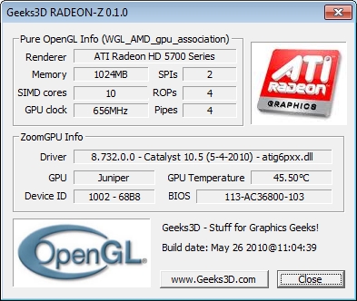 GPU-Z Graphics Card GPU Information Utility