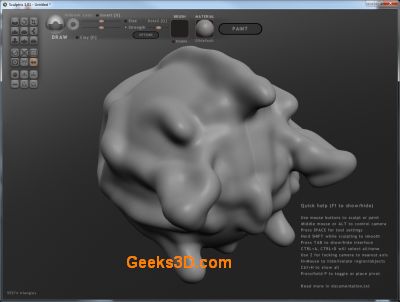 Sculptris - 3D sculpture