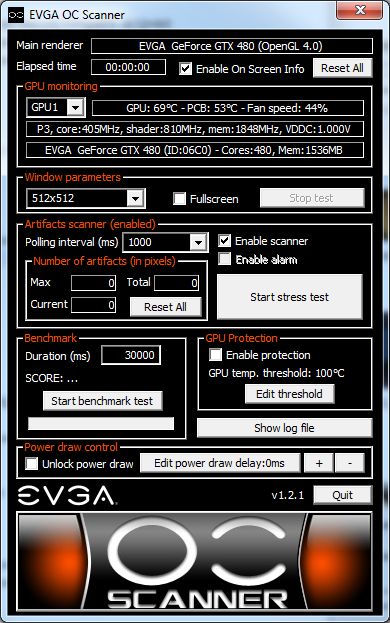 EVGA OC Scanner 1.2.1