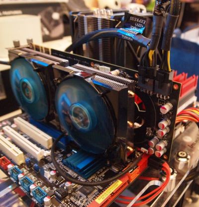 Gelid Solutions's ICY VISION VGA Cooler on a GTX 480