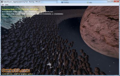 OpenGL Geometry Instancing: GTX 480 vs HD 5870