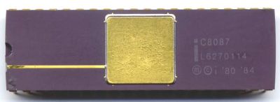 Intel 8087 math coprocessor