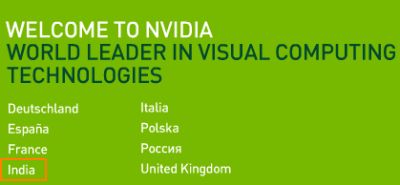 NVIDIA Europe website