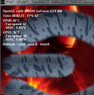 EVGA OC Scanner 1.4.0 - On-Screen Info