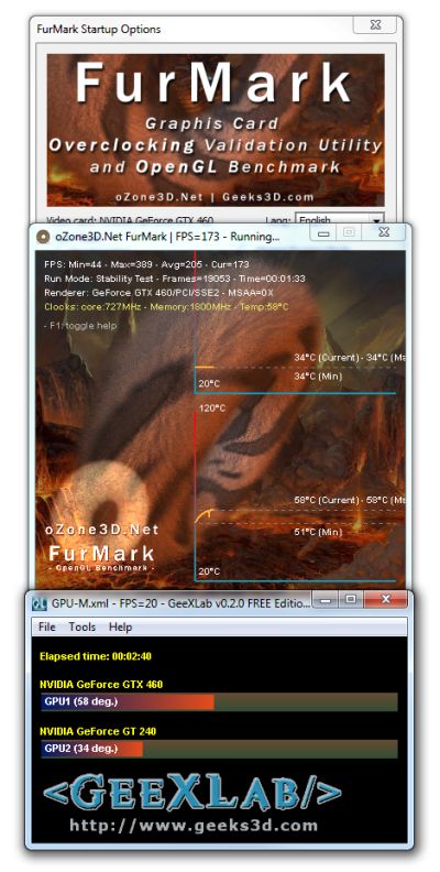 GPU-M: A Simple GPU Temperature Monitor coded with GeeXLab