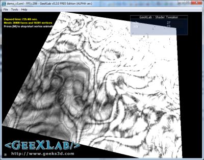 GeeXLab - Worm-Lava texture
