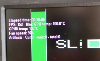 EVGA OC Scanner + GTX 480 SLI - 100 degrees