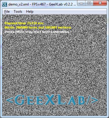 GeeXLab - Pseudo random number generator in GLSL
