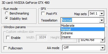 Geeks3D TessMark - Tessellation levels