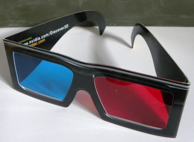 Red / cyan glasses