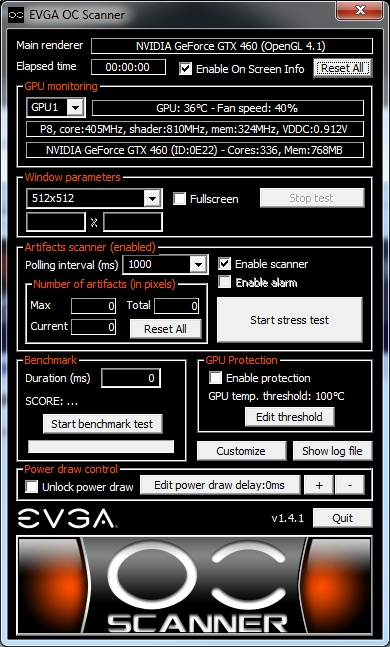 EVGA OC Scanner 1.4.1