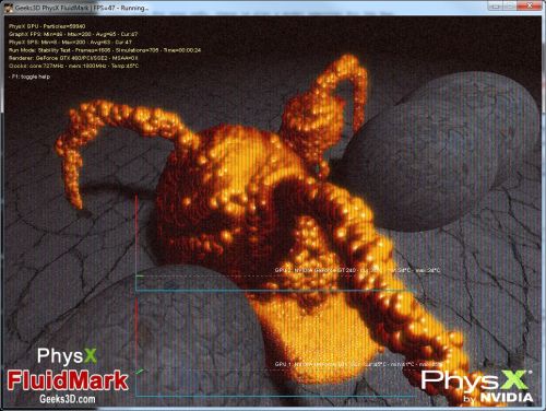PhysX FluidMark 1.2.2 post processing effect
