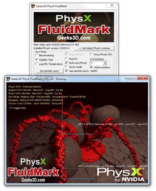 PhysX FluidMark 1.2.2