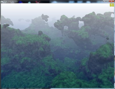 Terrain Rendering With Perlin Noise, SSAO and SSDM