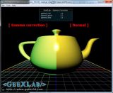 GeeXLab - Gamma correction demo, GeeXLab, GLSL