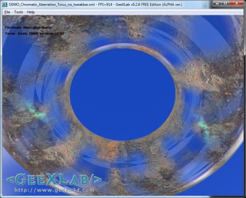 GeeXLab, Chromatic Aberration (GLSL)