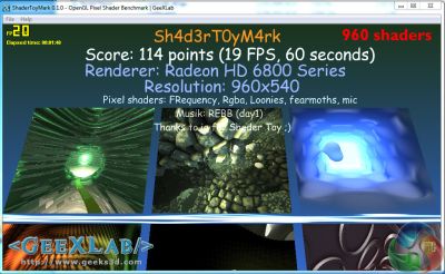 Radeon HD 6850 + ShaderToyMark