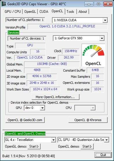 ASUS ENGTX580, GPU Caps Viewer