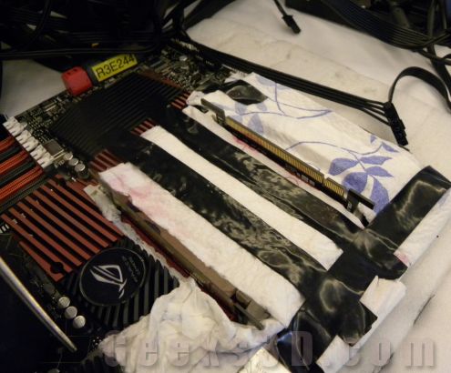 ASUS Rampage III Extreme prepared for LN2