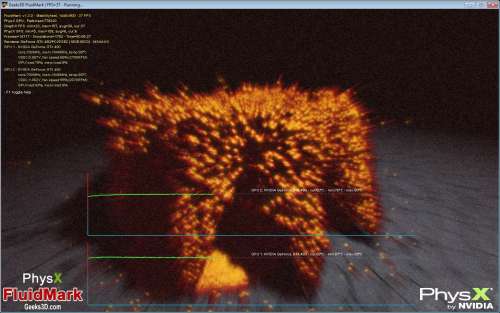 PhysX FluidMark - 700K particles on a GTX 480