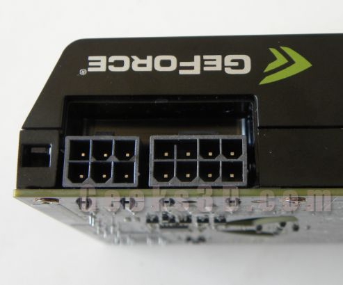 GeForce GTX 480 power connectors