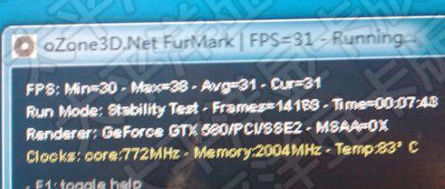 GTX 580 + FurMark = pas bien!!!