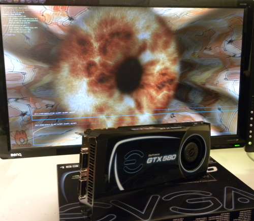 EVGA GeForce GTX 580 SC, FurMark 1.9.0 Burn-in mode