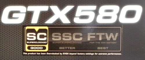 EVGA GTX 580 SC - 10 year warranty