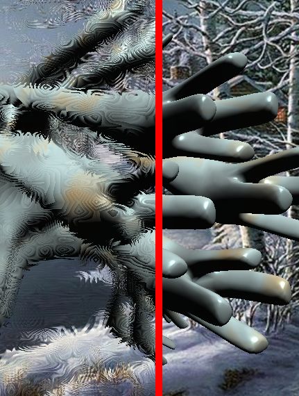 GeeXLab, Frosted Glass Post Processing Shader