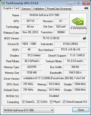 This new release adds the support of the upcoming GeForce GTX 570 as well as This new release adds the support of the upcoming GeForce GTX 570 as well as