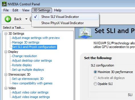 SLI Visual Indicator