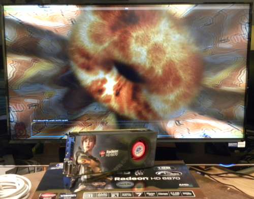 SAPPHIRE Radeon HD 6870, FurMark 1.9.0