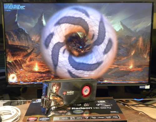 SAPPHIRE Radeon HD 6870, FurMark 1.8.2 Xtreme mode
