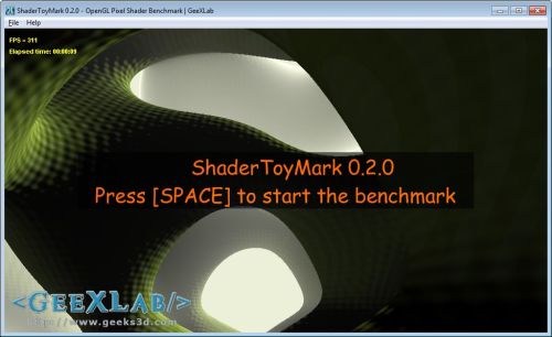 ShaderToyMark - Pixel shader benchmark - GeeXLab