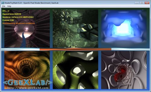 ShaderToyMark - Pixel shader benchmark - GeeXLab