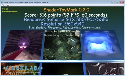 ShaderToyMark - OpenGL pixel shader benchmark