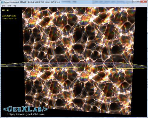 GeeXLab - caustic demo