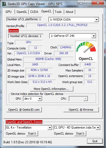 ASUS Radeon HD 6950 + Zotac GeForce GT 240