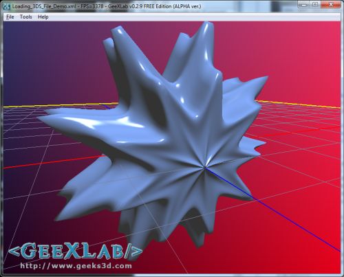 SuperShaper, export to GeeXLab