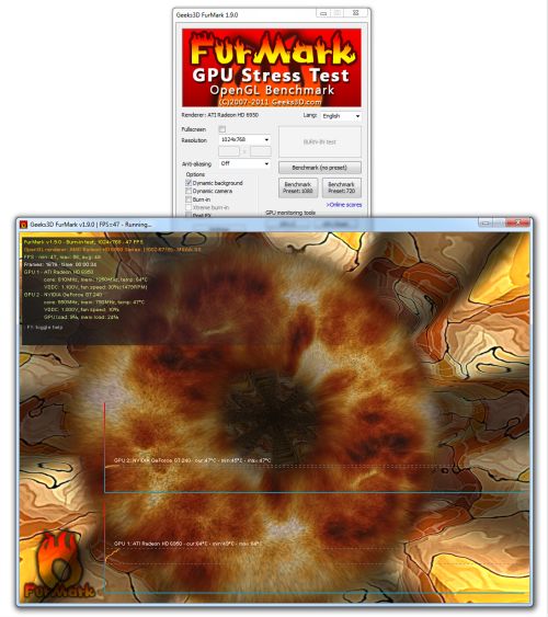 FurMark 1.9.2 Released (GPU Stress Test Utility, OpenGL Benchmark)